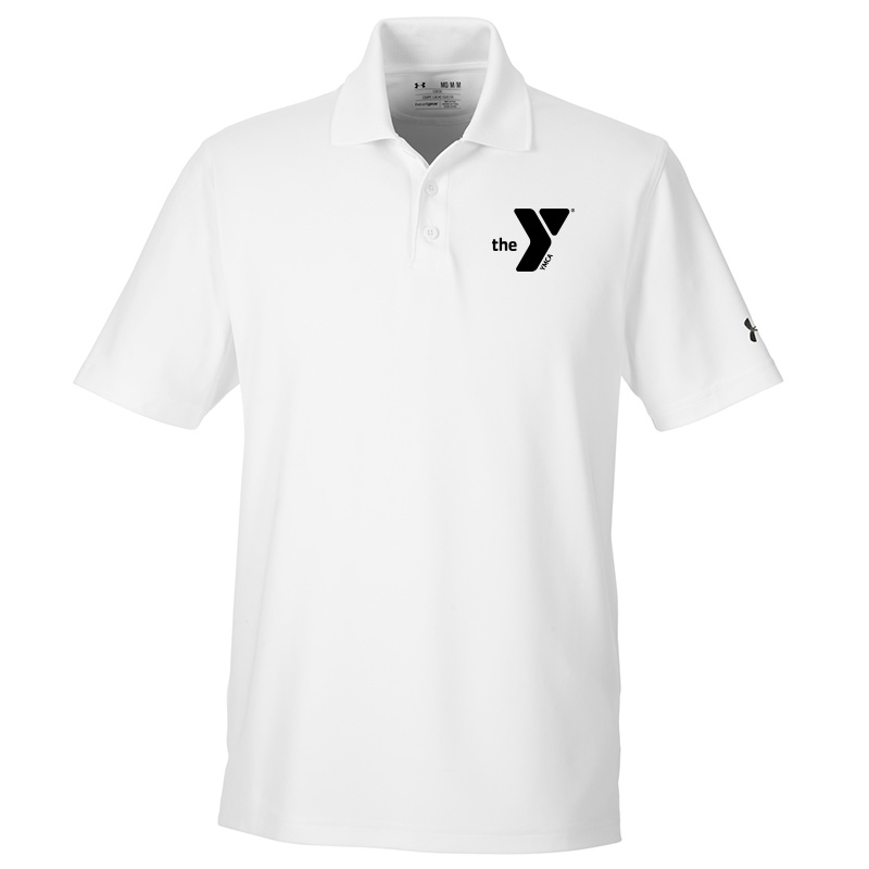 Y Under Armour Men's Corp Performance Polo - White