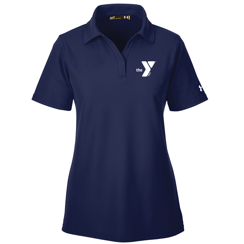 Y  Under Armour Ladies' Corp Performance Polo - Navy