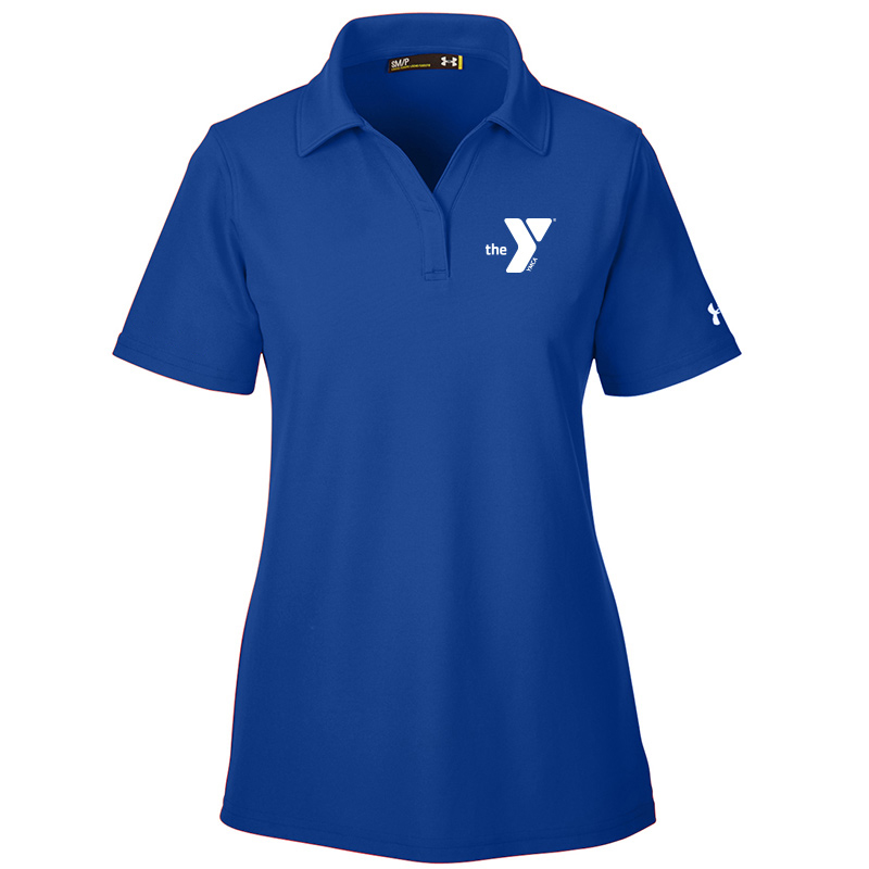 Y  Under Armour Ladies' Corp Performance Polo - Royal