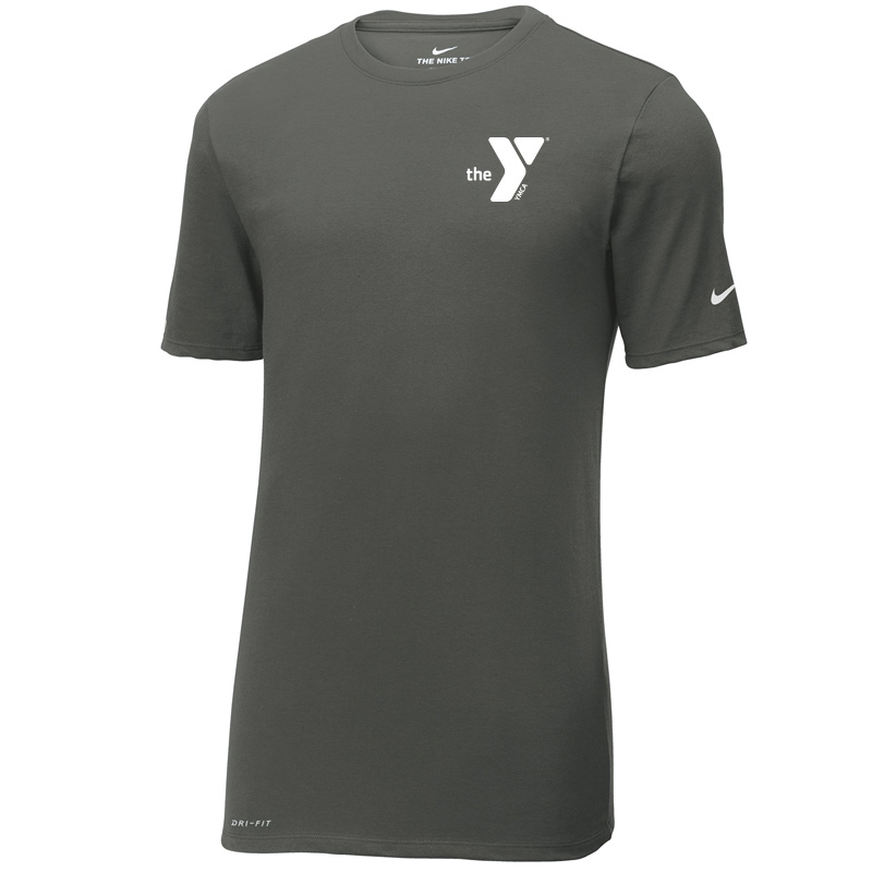 Y Nike Dri-FIT Cotton/Poly Tee - Anthracite