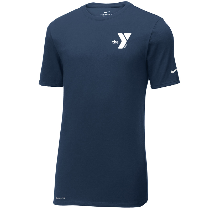 Y Nike Dri-FIT Cotton/Poly Tee - Navy