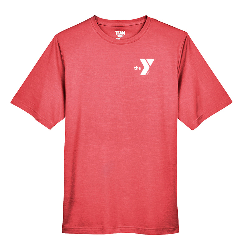 Y Men's Sonic Heather Performance T-Shirt - Red